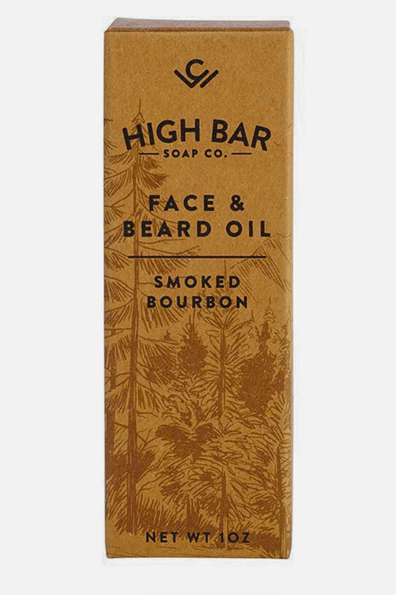 High Bar Beard Oil - Smoked Bourbon