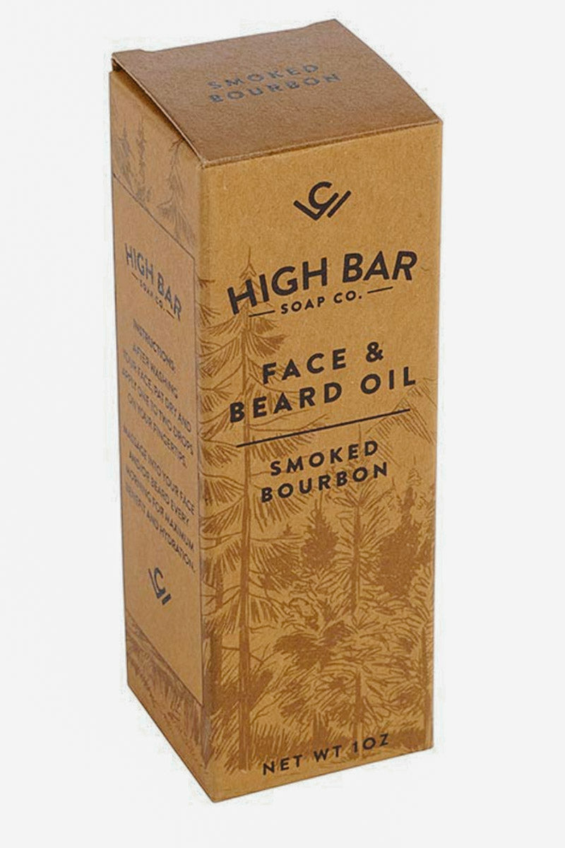 High Bar Beard Oil - Smoked Bourbon