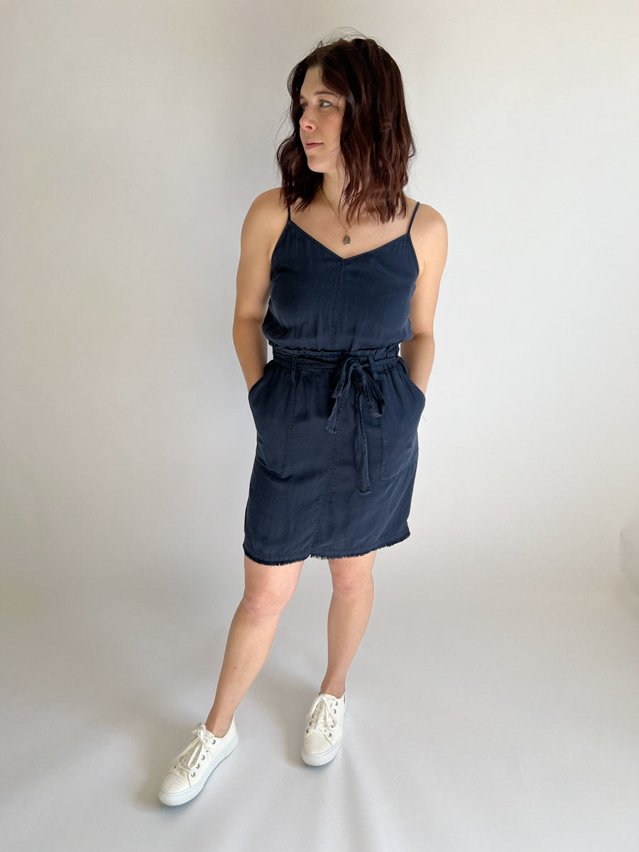 Hillary Cinched Cami Dress