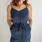 Hillary Cinched Cami Dress