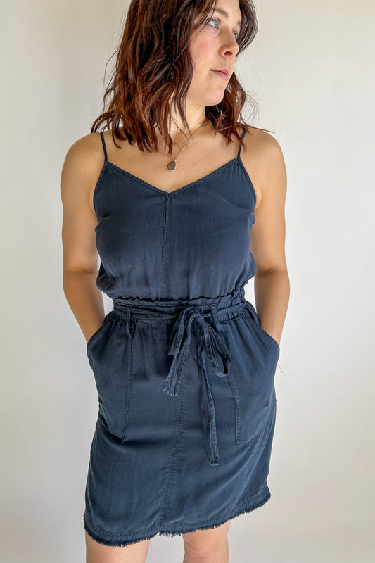 Hillary Cinched Cami Dress