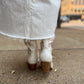 Ainsley White Embroidered Cowboy Boot