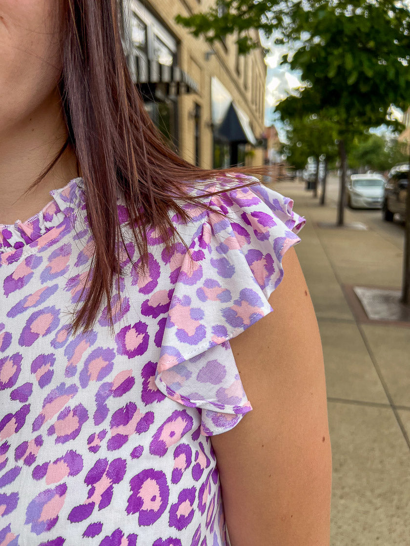 Can’t Be Tamed Leopard Top