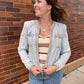 Joss Braided Trim Denim Jacket
