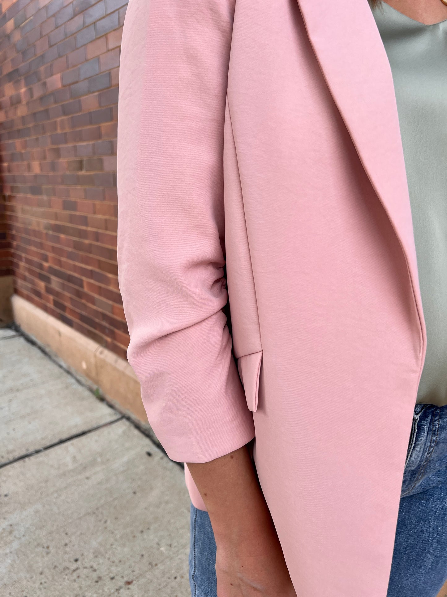 Calista Shirred Blazer