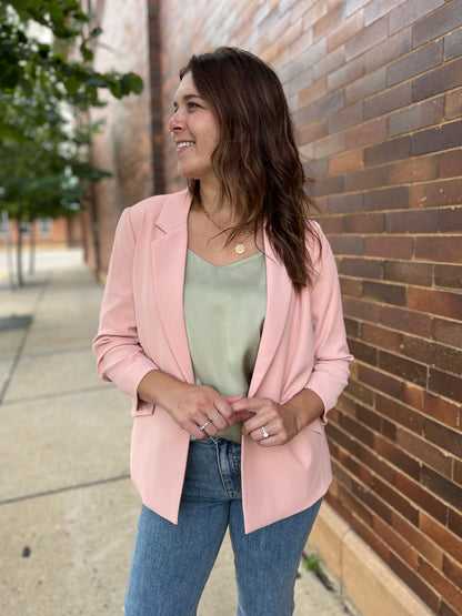 Calista Shirred Blazer