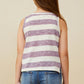 Maeve Stripe knit tank