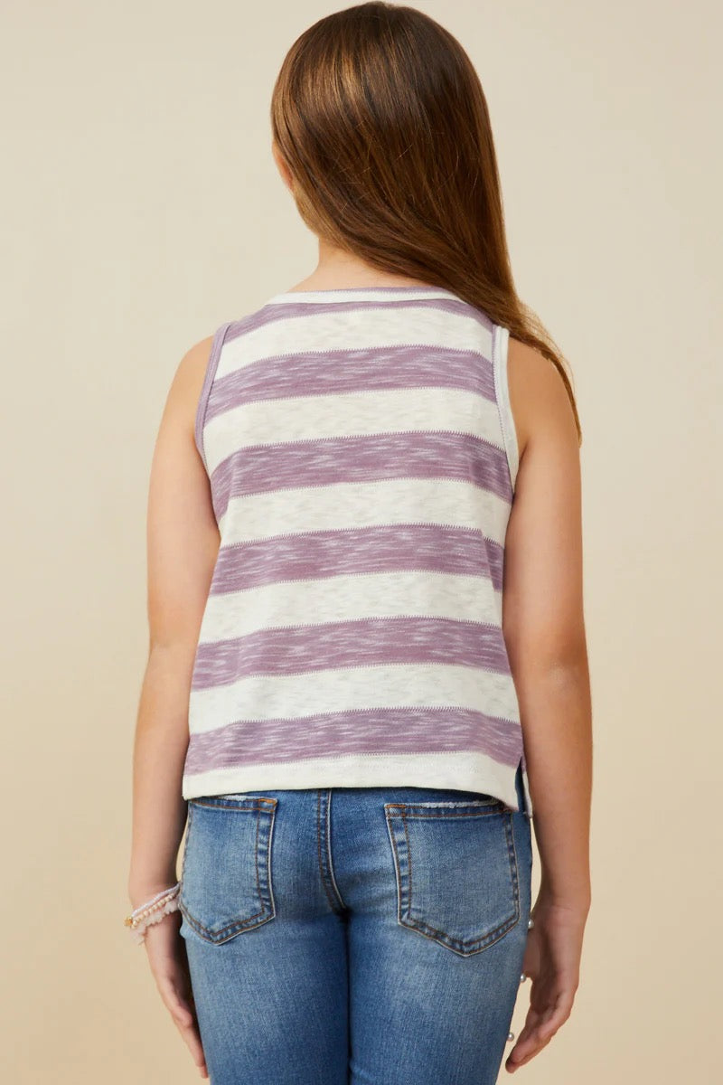 Maeve Stripe knit tank