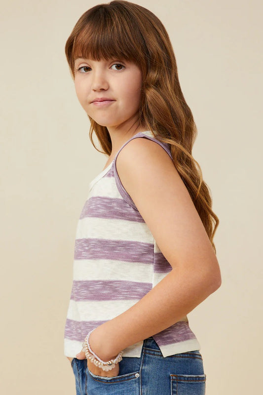 Maeve Stripe knit tank