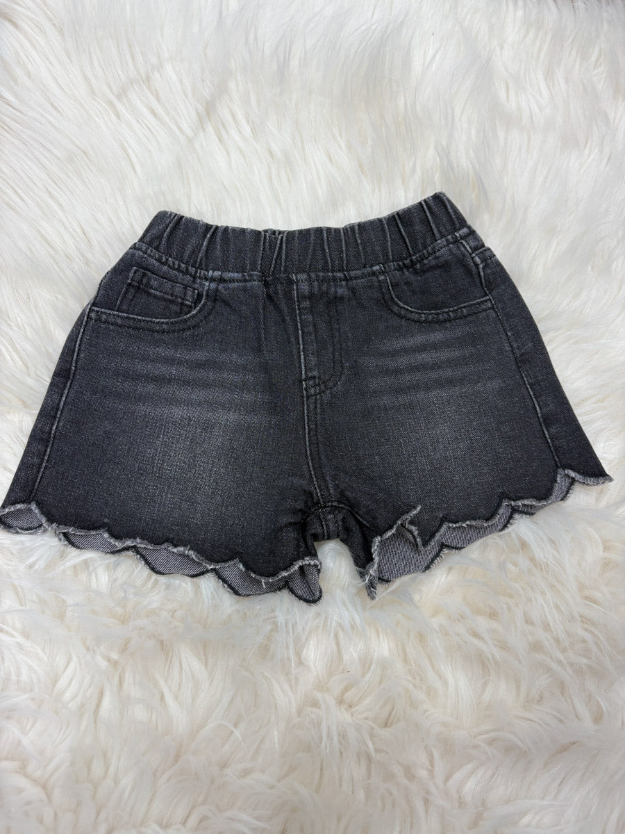 Kara Scallop Hem Shorts