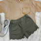 Kara Scallop Hem Shorts