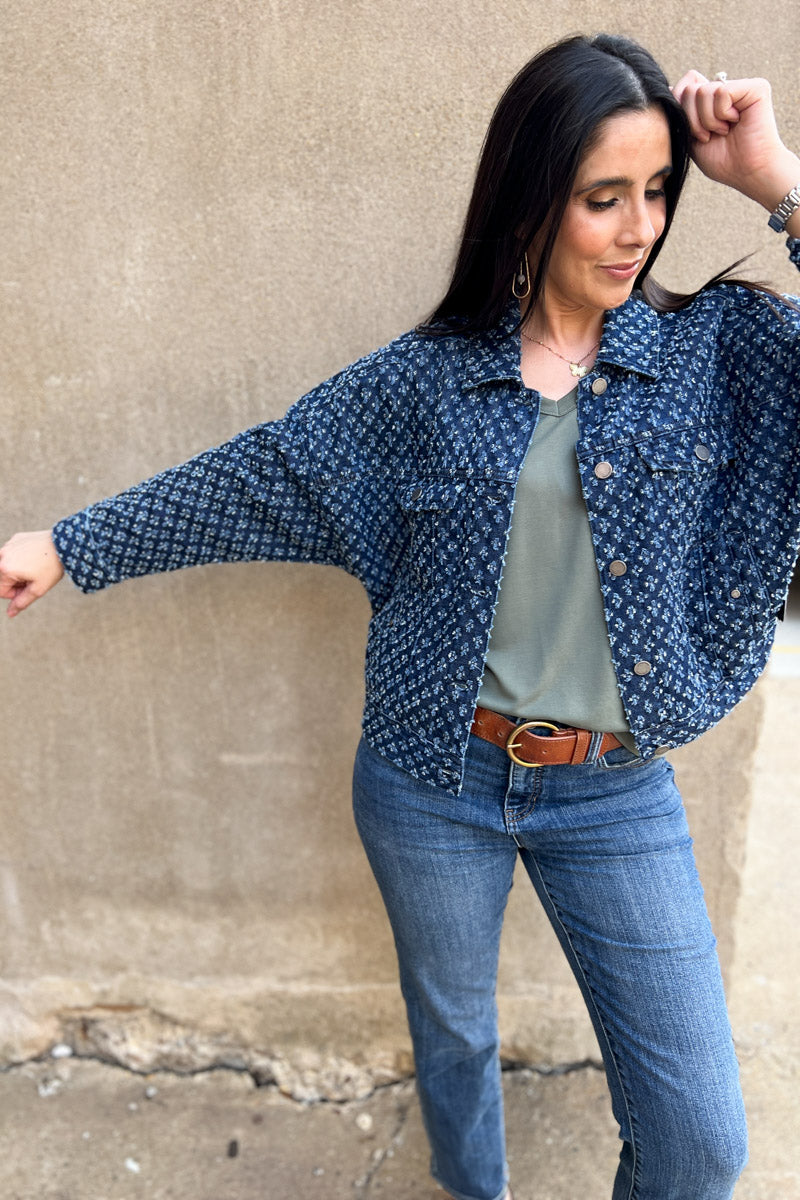 Katlynn Crop Trucker Jacket