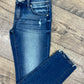Kennedy Raw Hem Straight Skinny