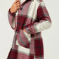 Kia Plaid Button Up Girl's Shacket