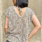 Kimber Tie Back Patterned Top