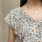 Kimber Tie Back Patterned Top