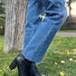 Livee Distressed Slim Straight