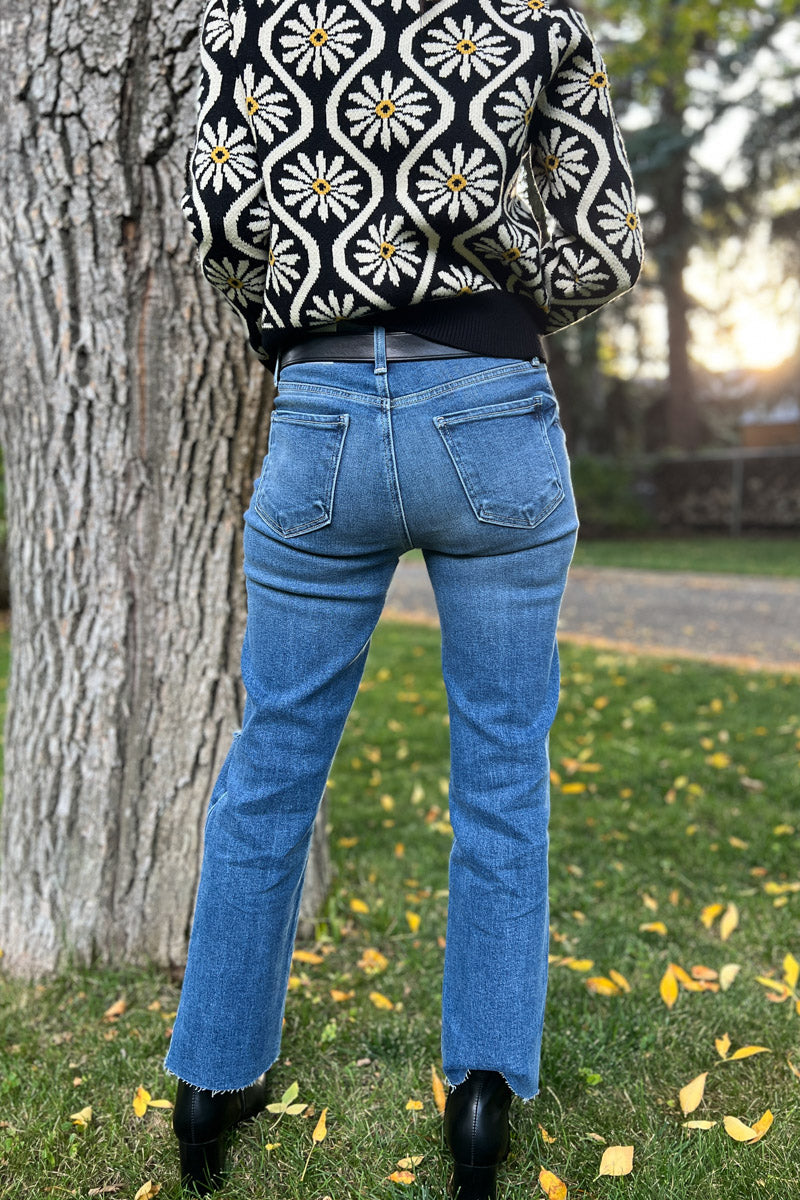 Livee Distressed Slim Straight