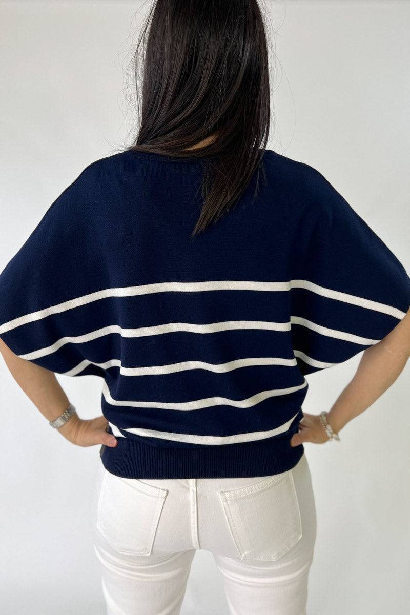 Short Sleeve Dolman Sweater