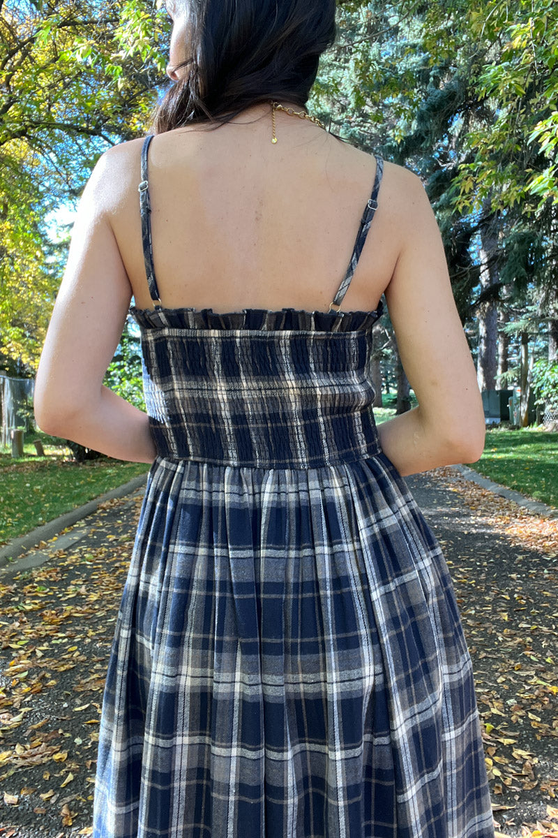 Marianne Plaid Dress