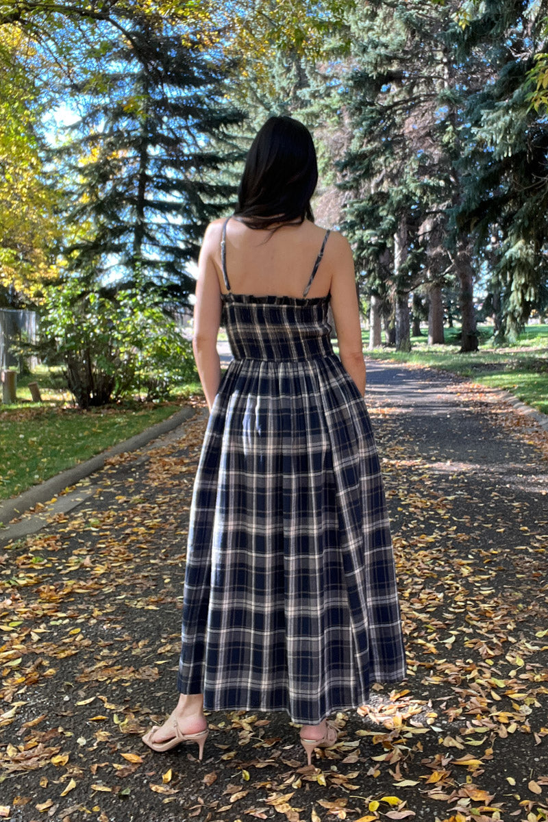 Marianne Plaid Dress