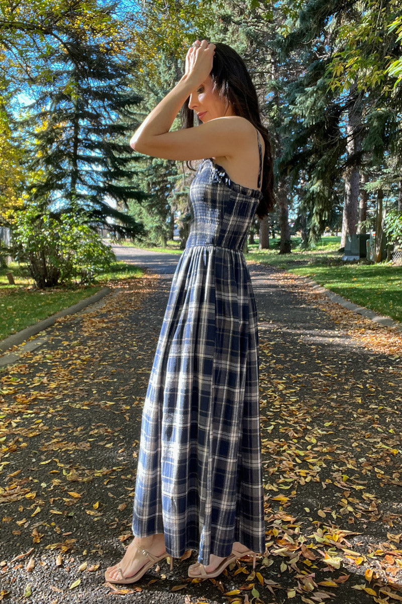 Marianne Plaid Dress