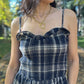 Marianne Plaid Dress