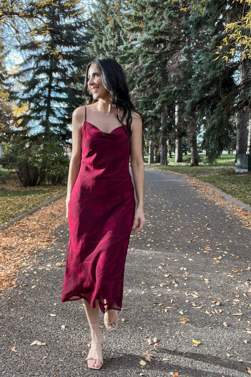 Mona Floral Midi Dress