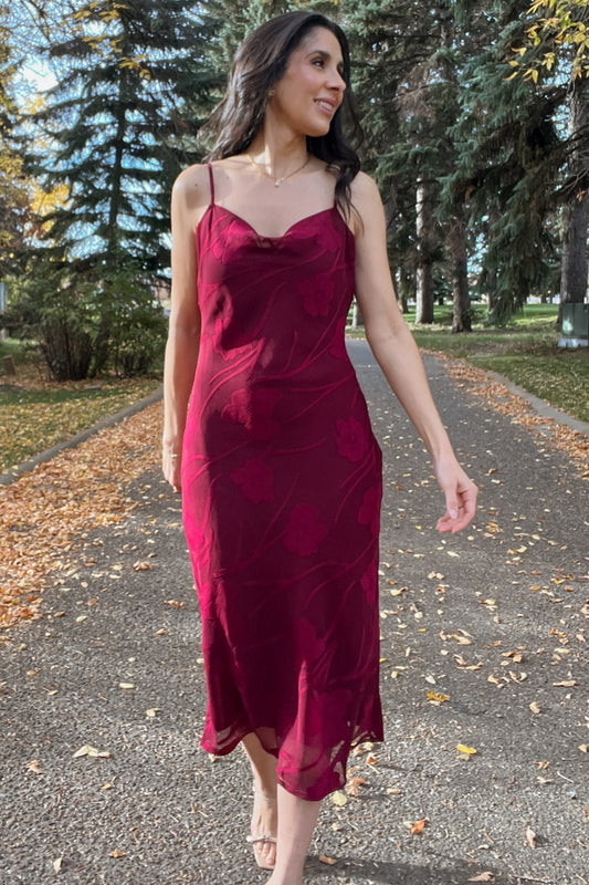 Mona Floral Midi Dress