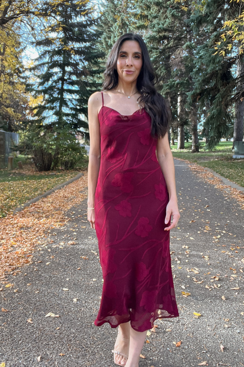 Mona Floral Midi Dress