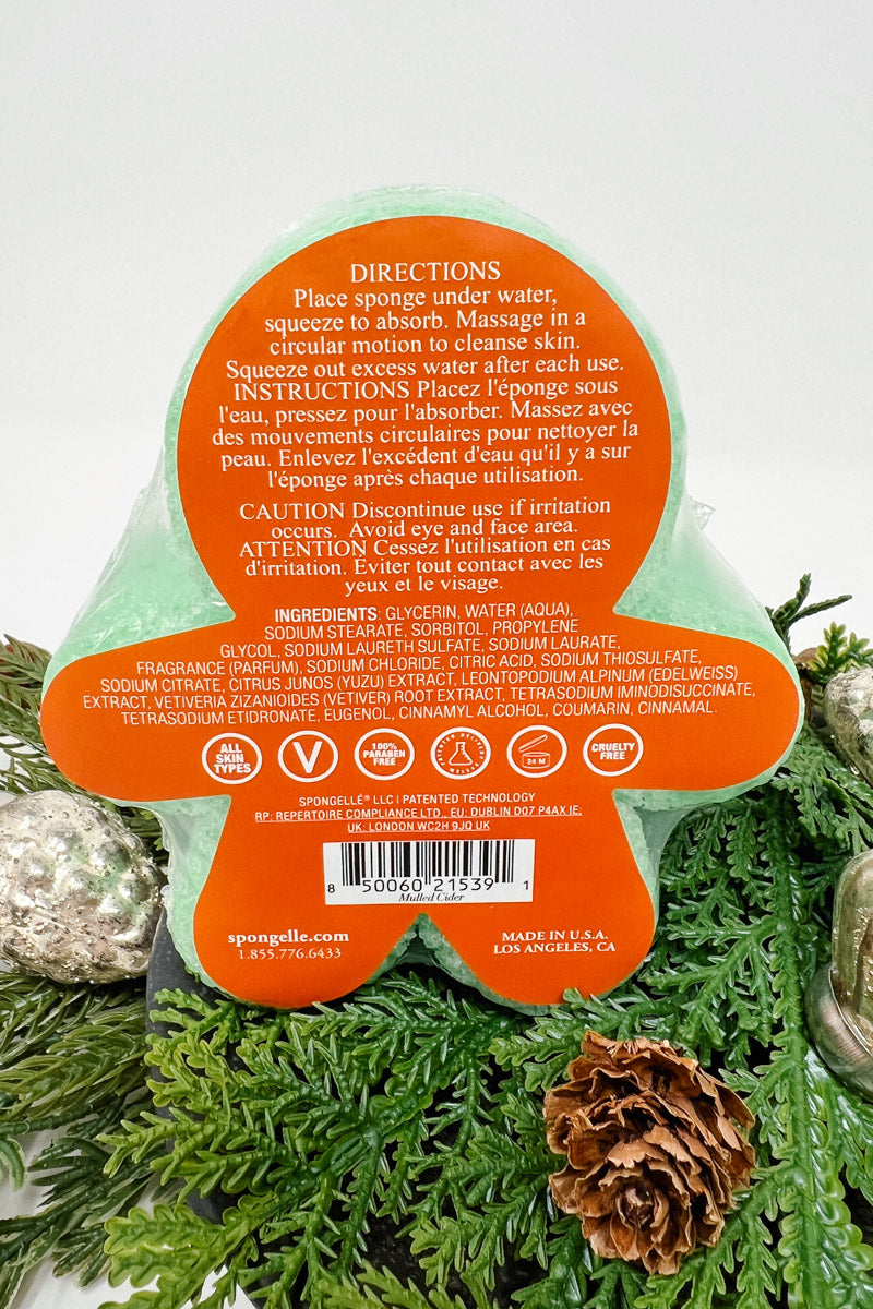 Mulled Cider Holiday Gingerbread Body Sponge