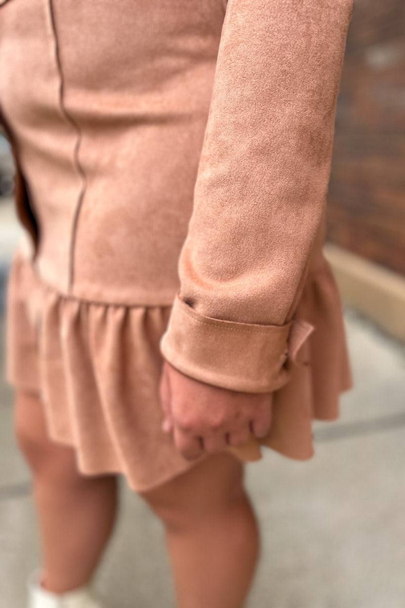 Nurture Vegan Suede Mini Dress