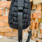 Nylon Quilted Sling Bag