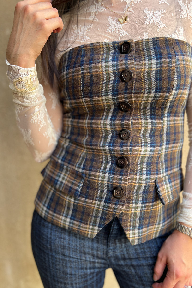 Old Money Bustier Top