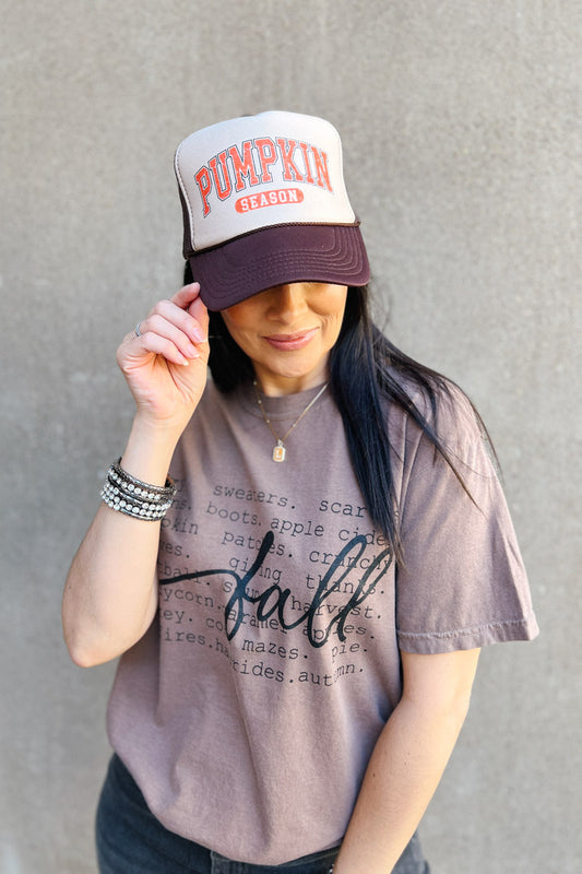 Pumpkin Season Trucker Hat