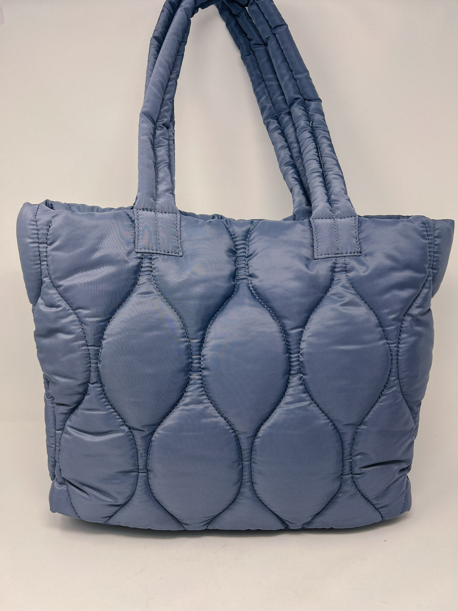 Quilted Tote w/ Detachable Pouch