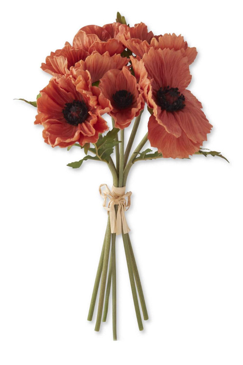 12in Real Touch Poppy Bundle