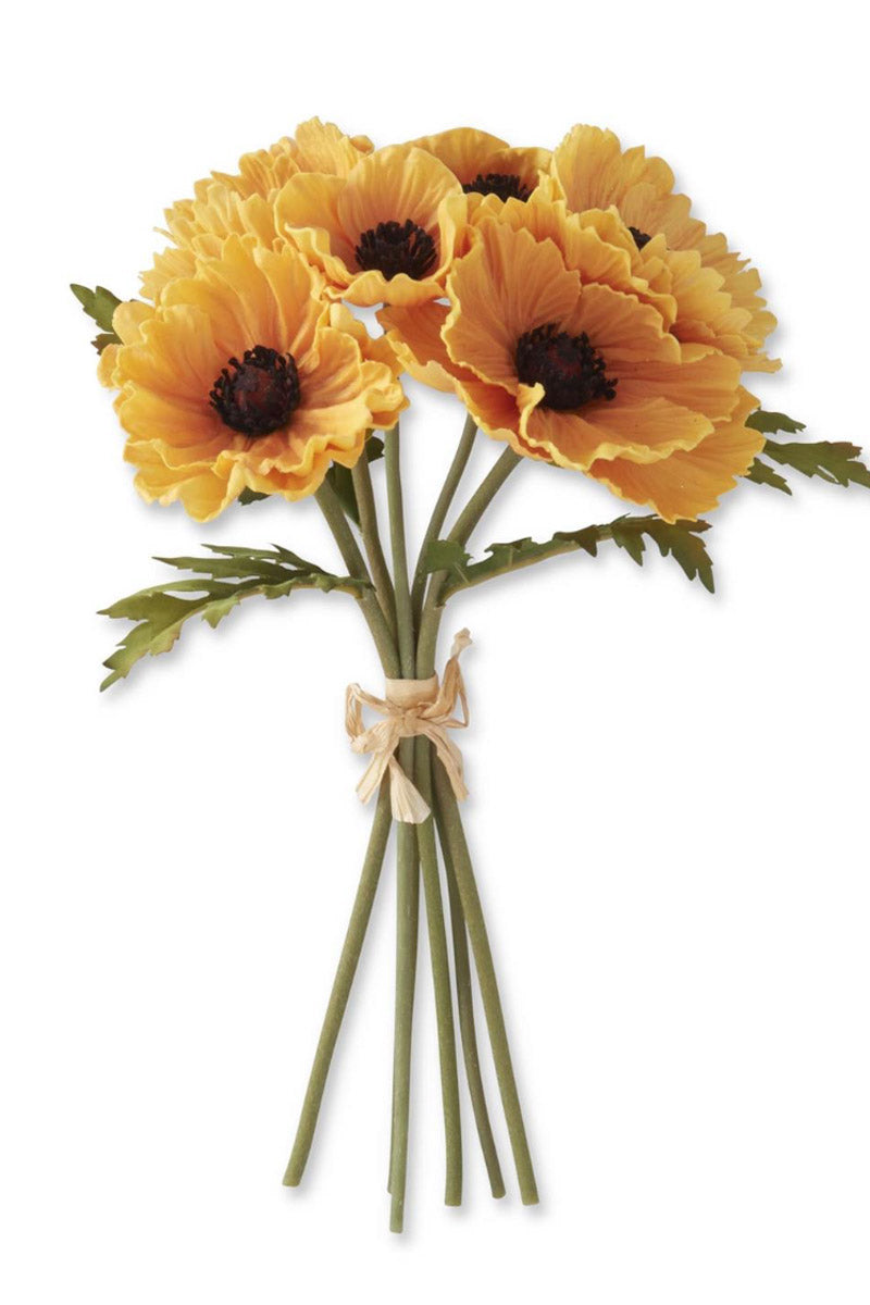 12in Real Touch Poppy Bundle