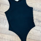 Rena Halter Ribbed Bodysuit