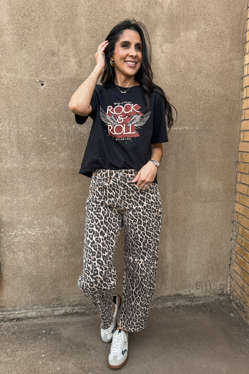 Reya Leopard Print Barrel