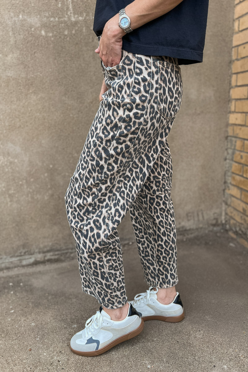 Reya Leopard Print Barrel
