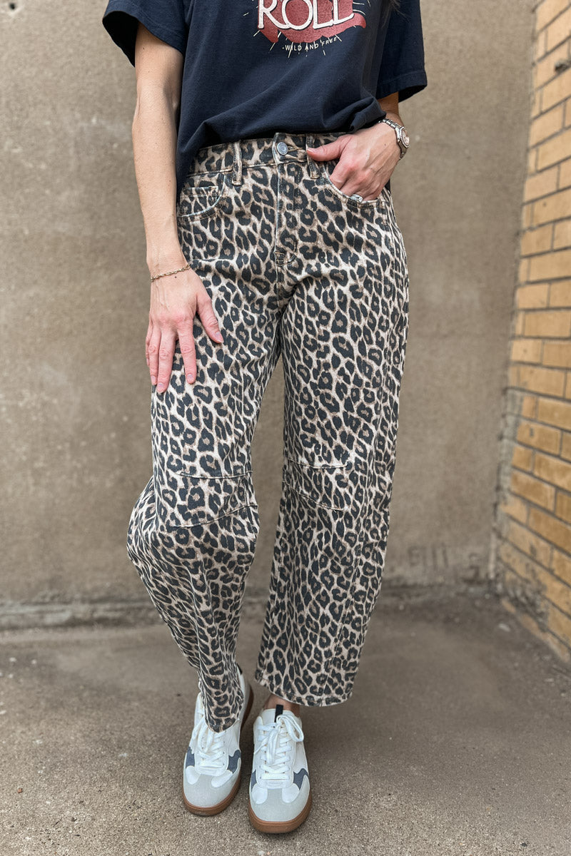 Reya Leopard Print Barrel