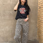 Rock & Roll Cropped Graphic Tee