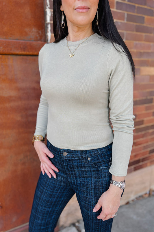 Ronan Ribbed Crewneck