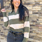 Savannah Striped Collared Sweater