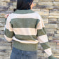 Savannah Striped Collared Sweater