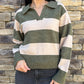 Savannah Striped Collared Sweater