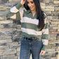 Savannah Striped Collared Sweater