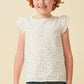 Shayna Girl’s Floral Eyelet Top
