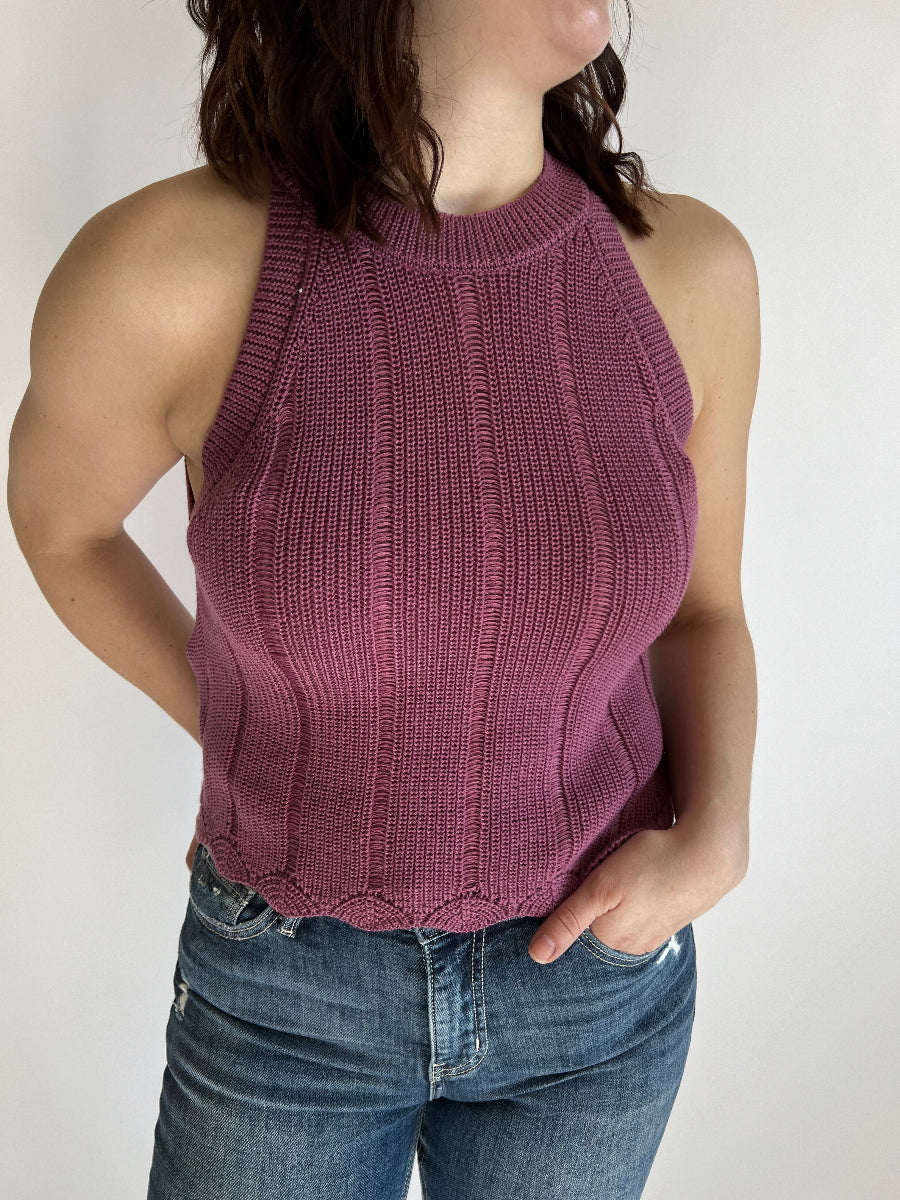 Sookie Plum Halter Sweater